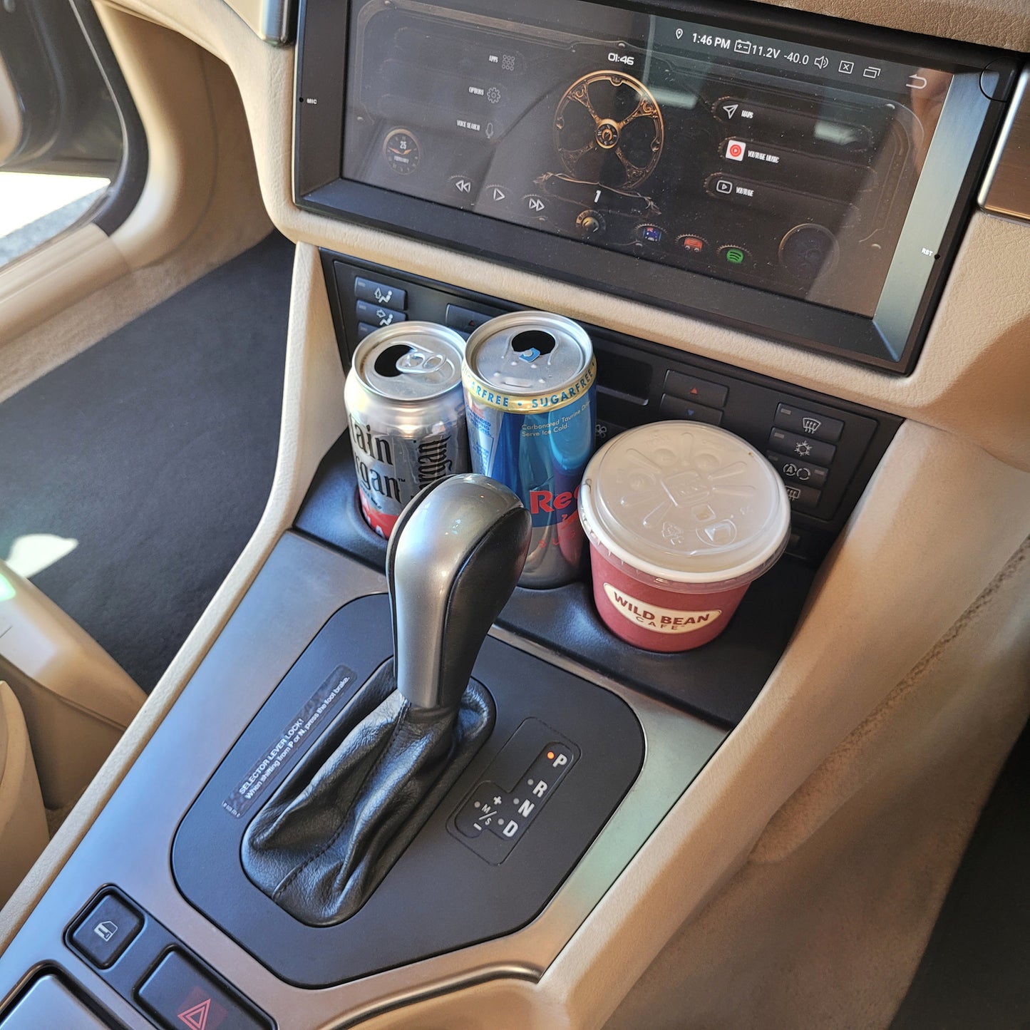 BMW E39 Triple Front Cup Holder