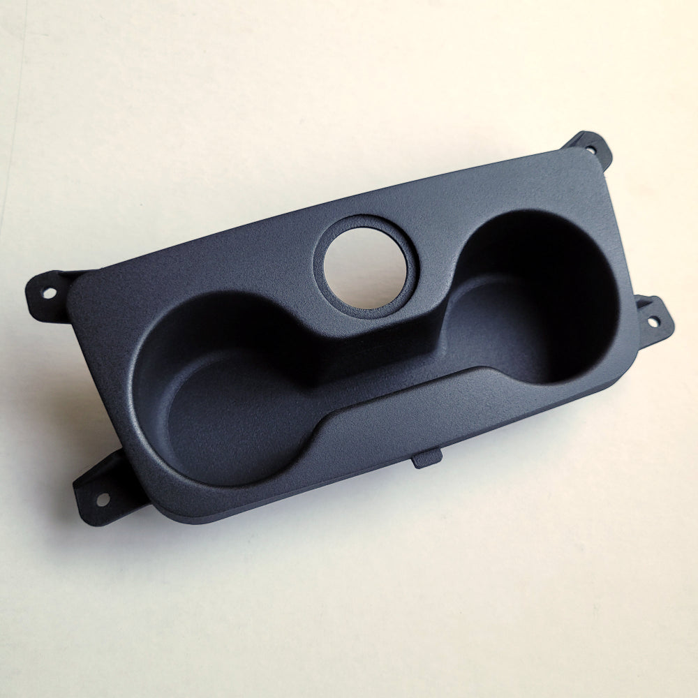 E9X Series BMW cup holder with USB charging port