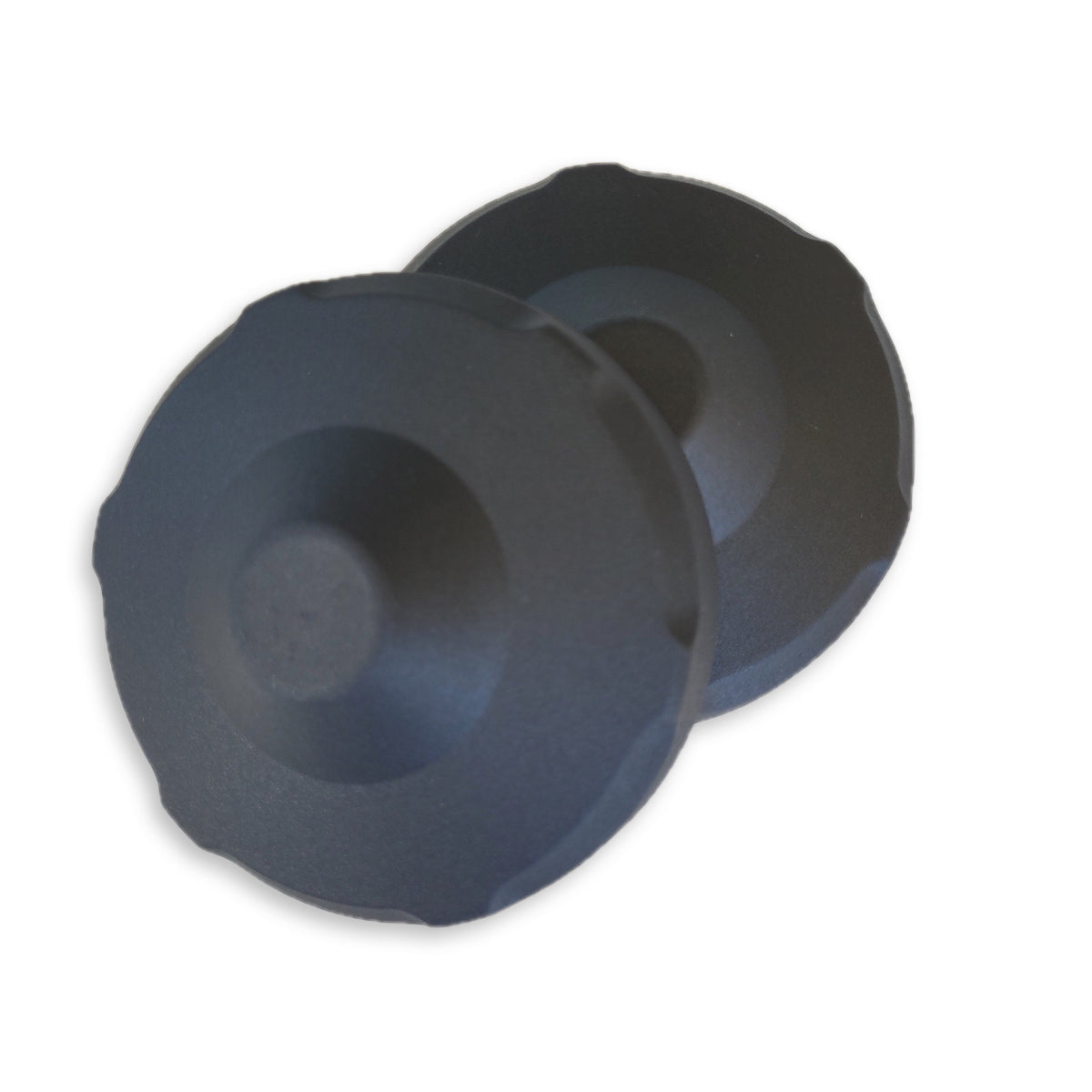 Plain smooth Holden strut tower cap without groove or lettering, black