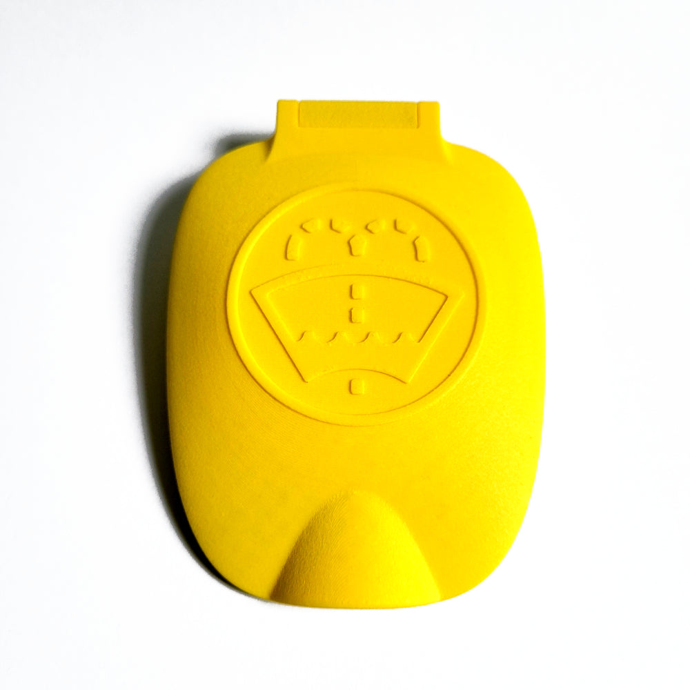 Yellow VE-VF washer reservoir cap for VE-VF commodore