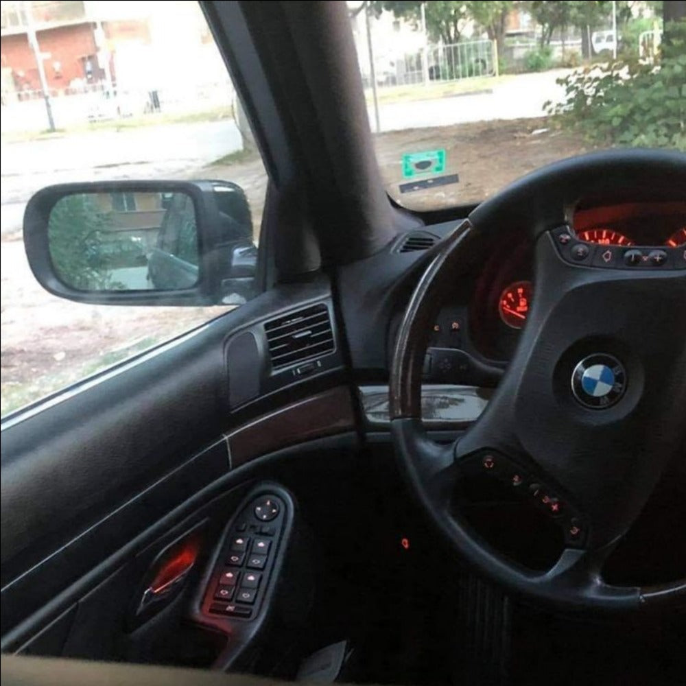 مقابض أبواب مضيئة لسيارة BMW E39 (مجموعة من بابين أماميين فقط)