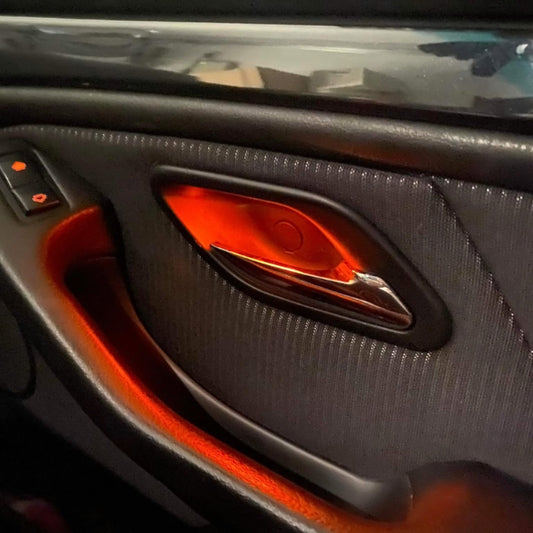 BMW E39 Belysta dörrhandtag (endast uppsättning av 2 framdörrar)